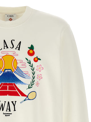 Sudadera blanca de algodón