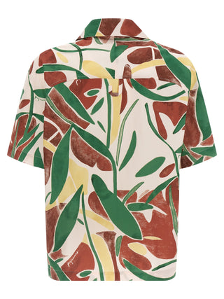 Blusa multicolor de algodón  