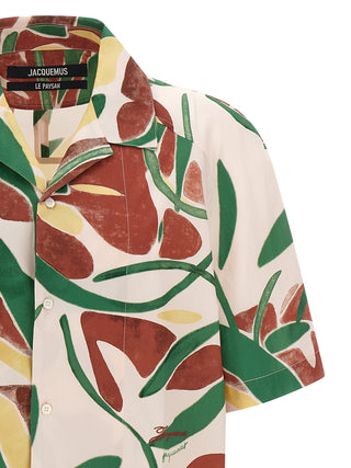 Blusa multicolor de algodón  
