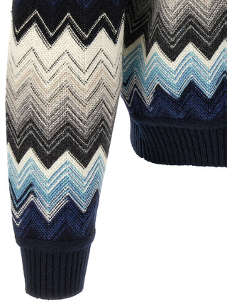 Multicolor Wool Cardigan