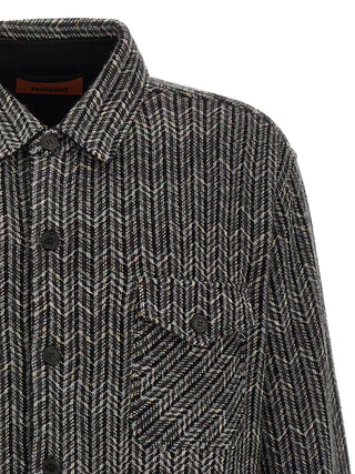 Gray Wool Blouse
