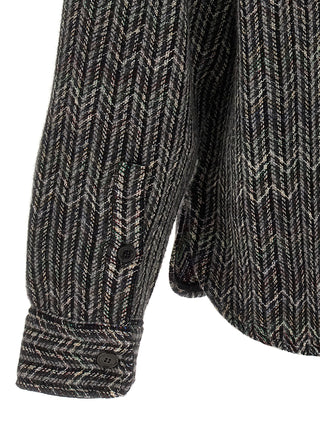 Gray Wool Blouse