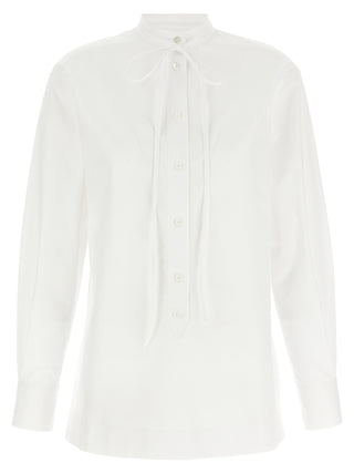 Blusa de algodón blanca