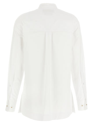Blusa de algodón blanca