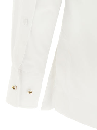 Blusa de algodón blanca