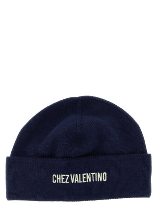 Blue Cotton Beanie