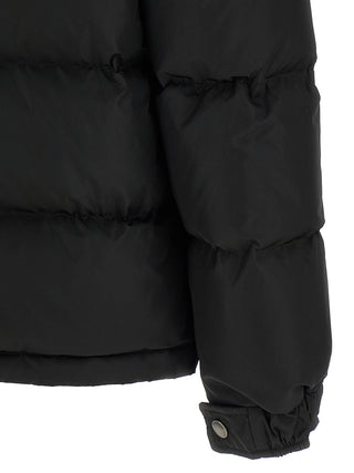 Black Polyamide Full-Length Jacket