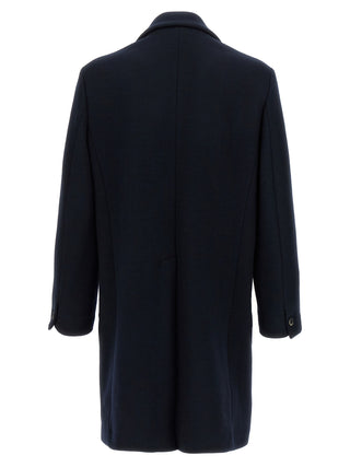 Black Virgin Wool Coat