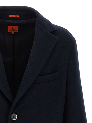 Black Virgin Wool Coat