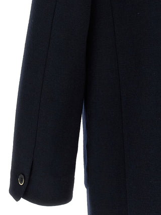 Black Virgin Wool Coat