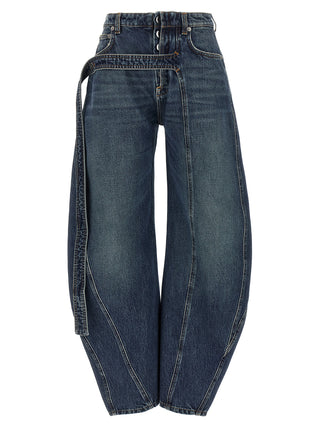 Blue Cotton Jeans Denim