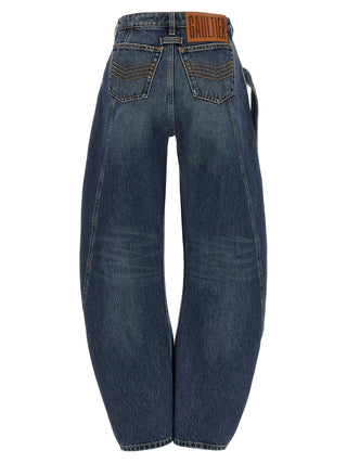 Blue Cotton Jeans Denim