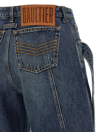 Blue Cotton Jeans Denim