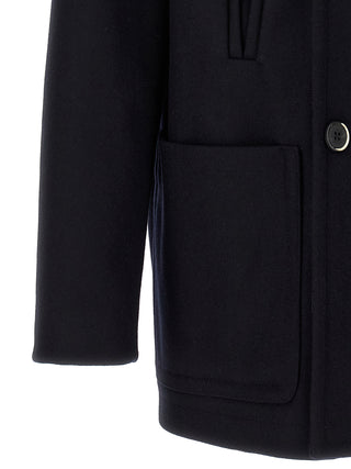 Blue Wool Coat