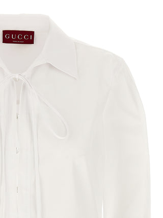 White Cotton Short Dress