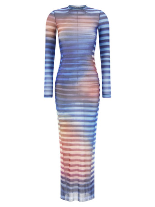 Multicolor Polyamide Long Dress