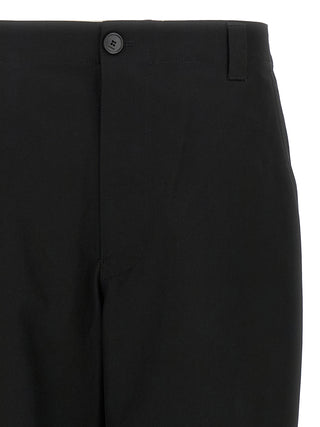 Pantalones casuales de algodón negro