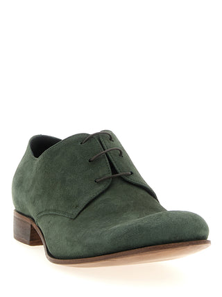 Bicolor Suede Leather Oxfords And Derbies