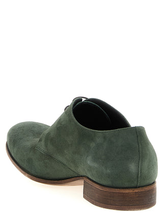 Bicolor Suede Leather Oxfords And Derbies