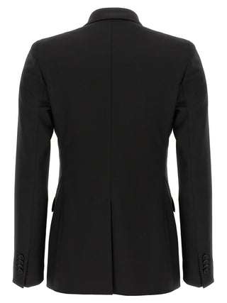 Black Virgin Wool Two-Piece Suit