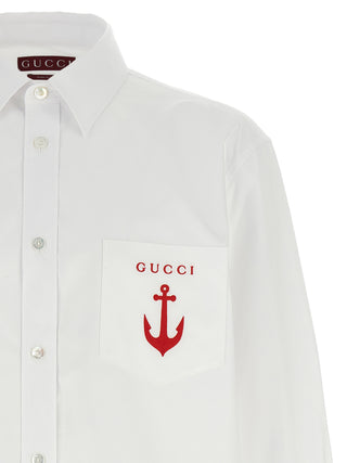 Blusa de algodón blanca
