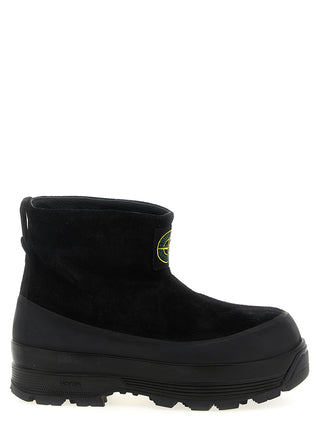 Botines negros de goma