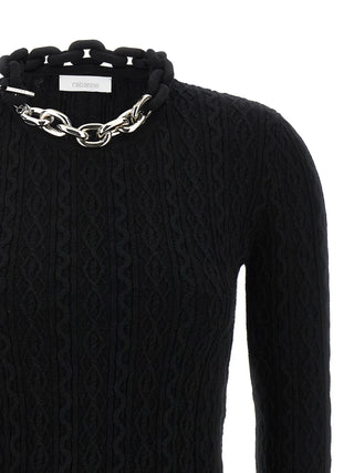 Black Wool Cardigan
