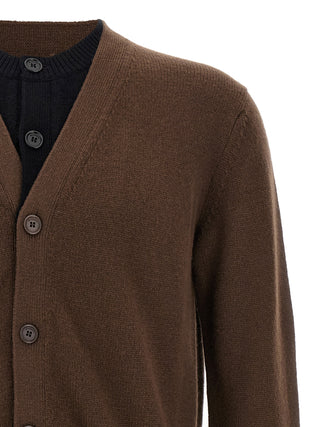 Brown Wool Cardigan