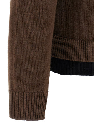 Brown Wool Cardigan