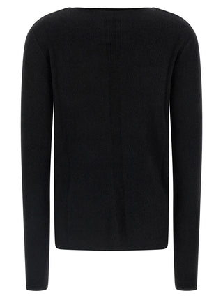 Black Wool Cardigan