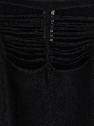 Black Wool Cardigan