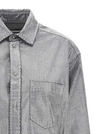 Silver Cotton Blouse