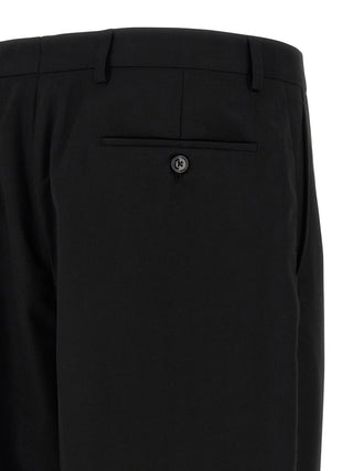 Black Polyester Dress Pants