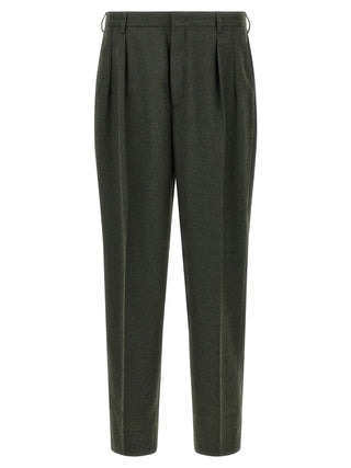 Bicolor Polyester Dress Pants