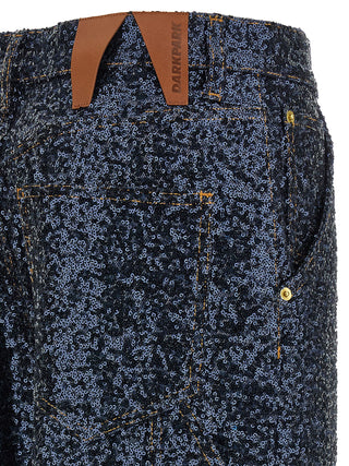 Blue Cotton Jeans Denim