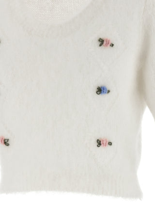 White Wool Cardigan