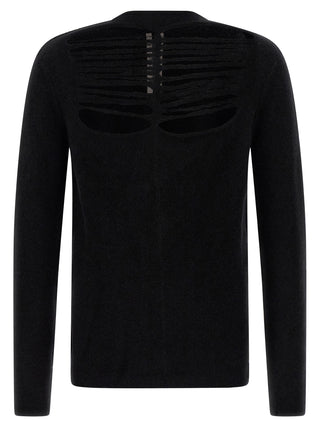 Black Wool Cardigan