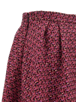 Multicolor Polyamide Midi Skirt