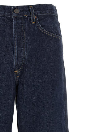 Blue Cotton Jeans Denim