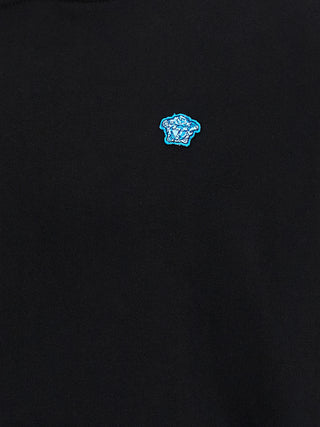 Black Cotton Sweatshirt