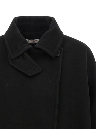 Black Virgin Wool Coat