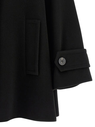 Black Virgin Wool Coat