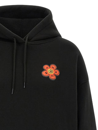 Black Cotton Hoodie