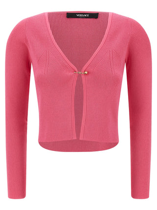 Fuchsia Viscose Cardigan