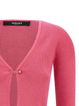 Fuchsia Viscose Cardigan