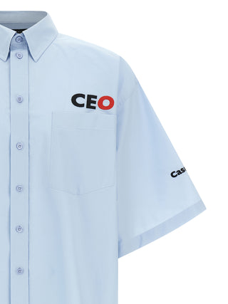 Blue Cotton Blouse