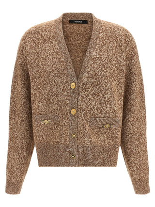 Beige Virgin Wool Cardigan