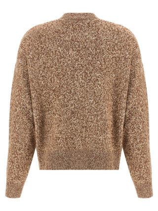 Beige Virgin Wool Cardigan