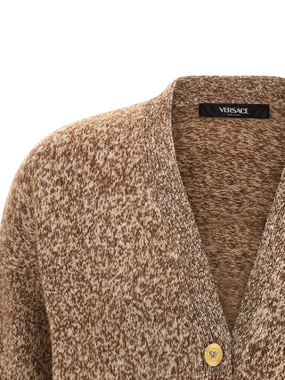 Beige Virgin Wool Cardigan