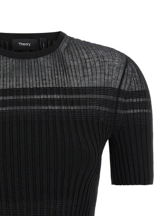 Black Viscose T-Shirt